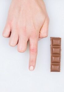 vinger chocolade