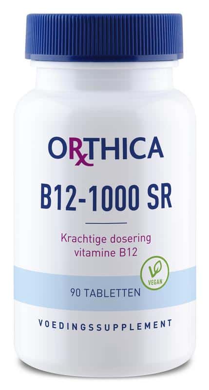 Boos worden hebzuchtig Vertrek naar Orthica Vitamine B12 1000 SR - 90 tabletten - Gezond Leven Diëtisten