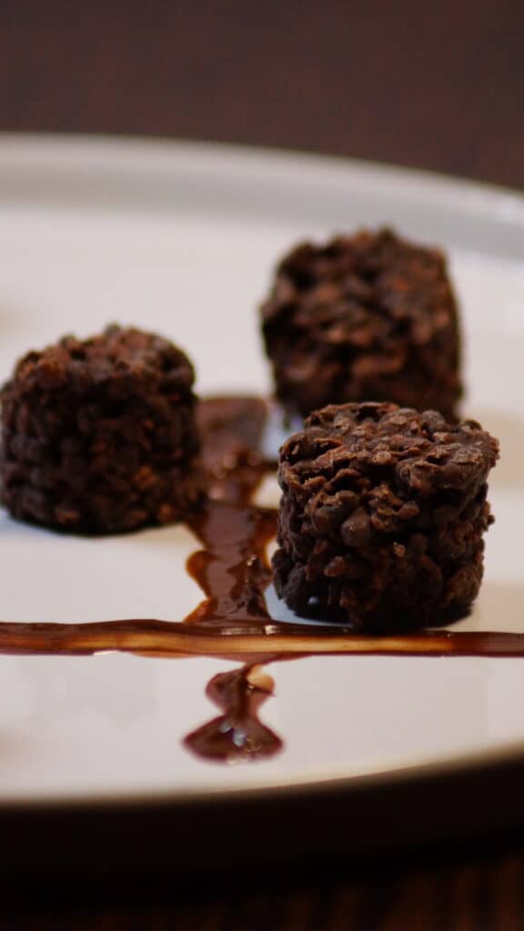 bite dark chocolate