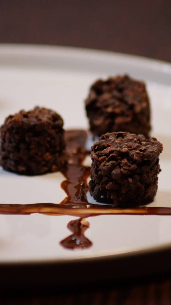 bite dark chocolate