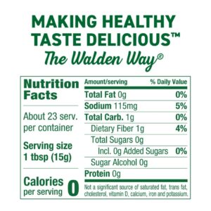 WF 12oz Chipotle Mayo Nutrition Facts